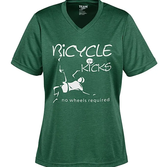 Zone Performance Tee - Ladies' - Heathers - Screen