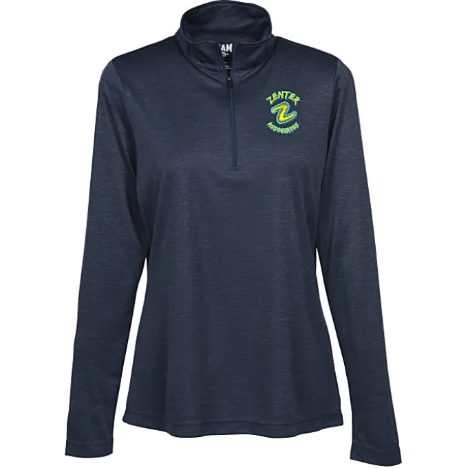 Zone Performance 1/4-Zip Pullover - Ladies' - Heathers