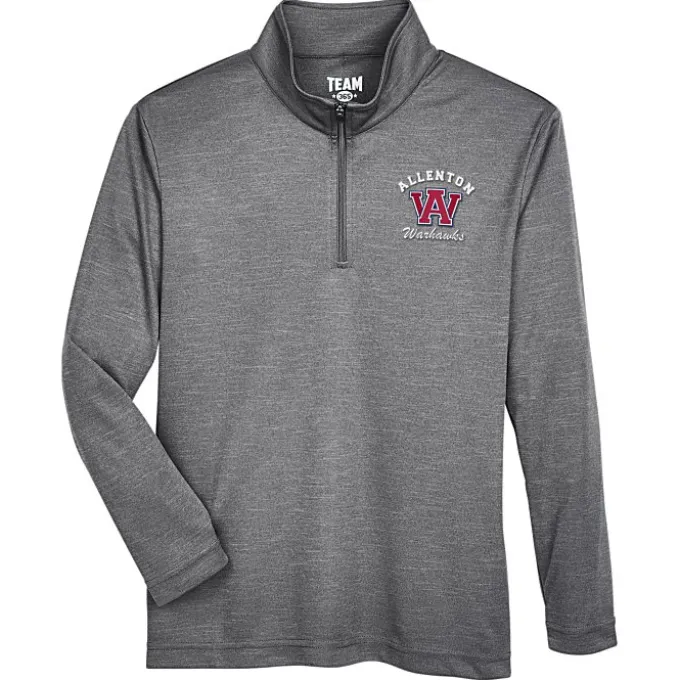 Zone Performance 1/4-Zip Pullover - Youth - Heathers