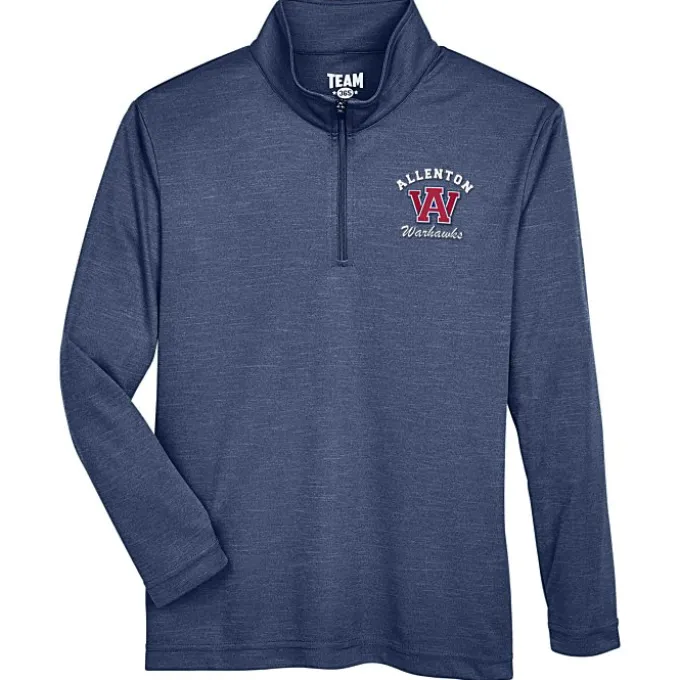 Zone Performance 1/4-Zip Pullover - Youth - Heathers