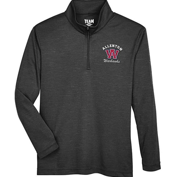 Zone Performance 1/4-Zip Pullover - Youth - Heathers