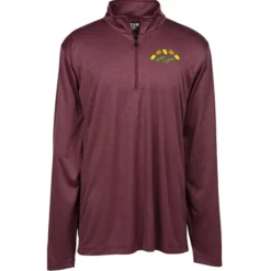 Zone Performance 1/4-Zip Pullover - Men's - Heathers - Full Color