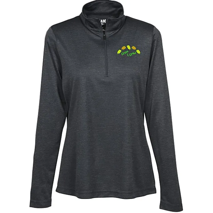 Zone Performance 1/4-Zip Pullover - Ladies' - Heathers - Full Color