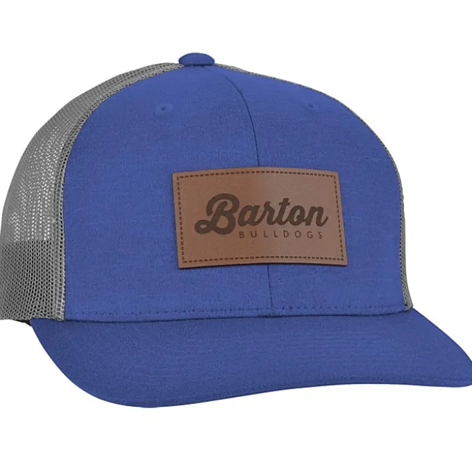 Zone Sonic Heather Trucker Cap - Laser Engraved Patch