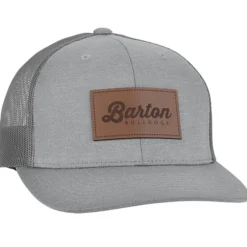 Zone Sonic Heather Trucker Cap - Laser Engraved Patch - 24 hr