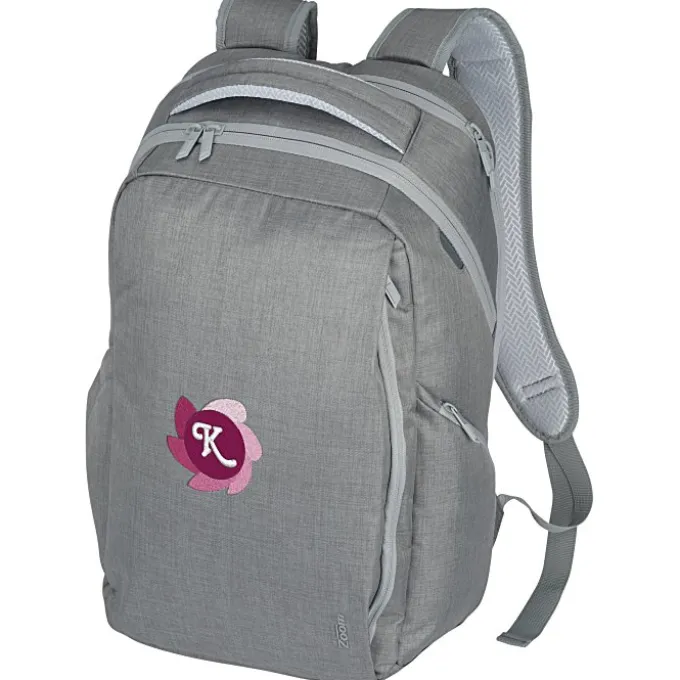 Zoom Grid 15-inch Laptop Backpack - Embroidered